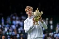Jannik Sinner at Wimbledon 2025. (Photo: Getty)